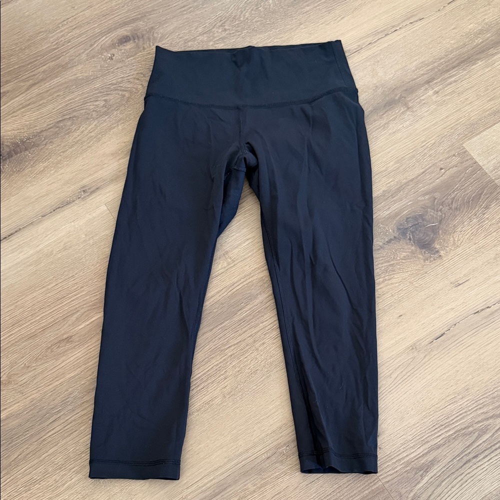 Lululemon Wunder Black Mid-ride capri Leggings